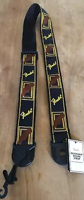 New Fender Monogram Logo QuickGrip Secure Adjustable Guitar Strap - 2  Wide • $19.99