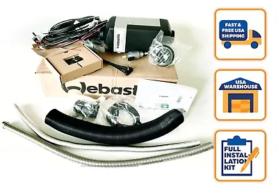 Gasoline WEBASTO  Air Heater 12v 2 KW Full Installation Kit +HD Timer • $1180