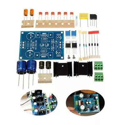 LM317 LM337  Adjustable Filtering Power Supply Kits DIY AC/DC Voltage Regulator • $15.69