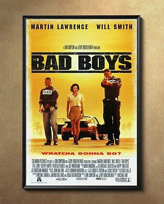 Bad Boys Martin Lawrence 1995 Movie Poster 24 X36  Borderless Glossy 9507 • $17.98