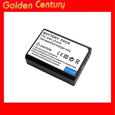 LP-E10 Battery For Canon EOS 1100D 1200D 1300D 1500D 3000D Rebel T3 Kiss X50 • $16.95