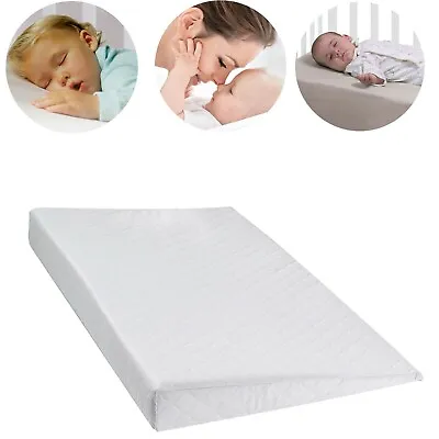 £11.95 • Buy Square Baby Wedge Pillow Anti Reflux Colic Cushion For Pram Crib Cot Bed Flat