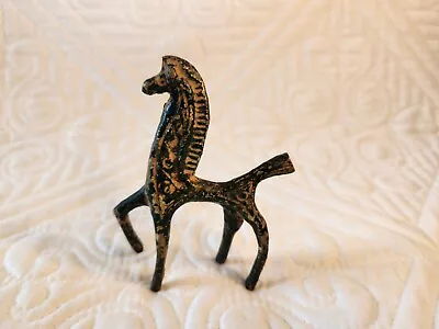 Mid-Century Modern Weinberg Style Brass Etruscan Greek Horse Sculpture 4  • $19.60