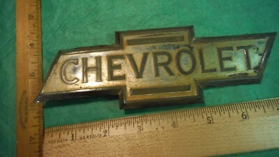 BK03 Chevrolet Bowtie Hood Side Emblem Vintage 1938 CHEVROLET PUCKUP TRUCKS • $79.99