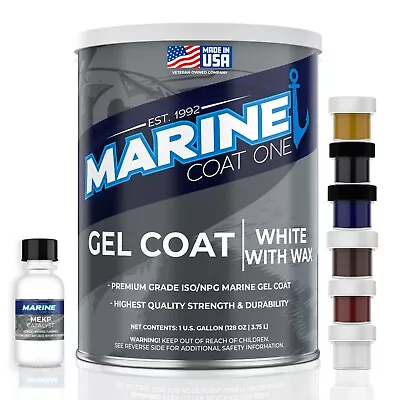 Premium High-Gloss Marine Finish Polyester White Gel Coat Repair • $109.99