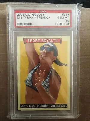 2008 Upper Deck SPORT ROYALTY MISTY MAY TREANOR Psa 10 VOLLEYBALL GREEN BACK • $450