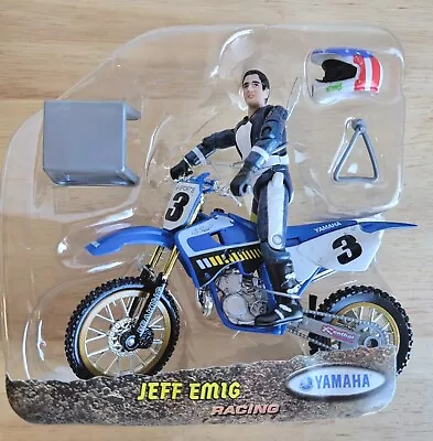 Road Champs 2001 MXS Jeff Emig Click N Grip Yamaha Dirt Bike Figure Please Read • $59.99