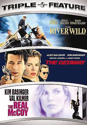 The River Wild / The Getaway / The Real McCoy [Triple Feature] [DVD] • $8.88