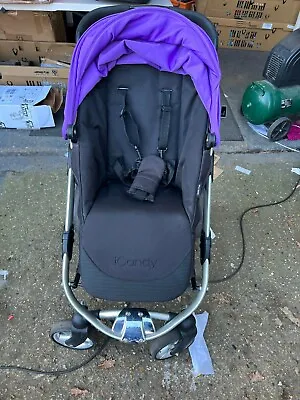 ICandy Apple 2 Pear Stroller Pushchair System Travel Cot Foot Muff Raincover • £49.99