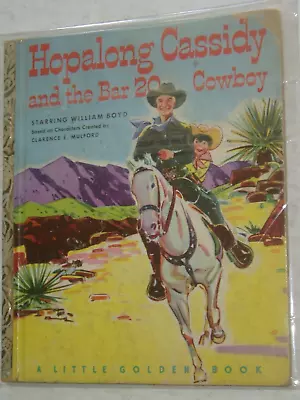 HOPALONG CASSIDY And The BAR 20   Western Book....   USA....original 1952 • £3