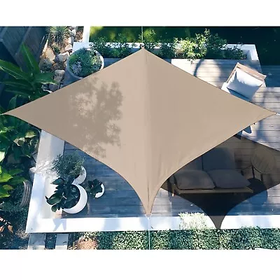 Waterproof Shade Sail Patio Awning Outdoor Garden Canopy Shelter Cover 9 Colors • $38.42