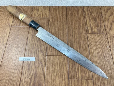 $76.42 • Buy Japanese Chef's Kitchen Knife Yanagiba Vintage RARE SIGN Japan 227/375mm PC507