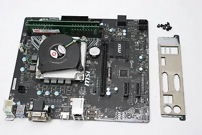 Msi Intel Lga 1151 Micro Atx Motherboard H110m Eco-s01 / G4400 & 16gb Ram T7-b3 • $49.50