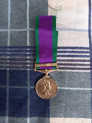 Full Size Replica GENERAL SERVICE MEDAL. Northern Ireland Clasp • £9.99