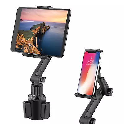 1xCar Cup Holder Universal Tablet For IPad Mount Gooseneck 360 Degree Adjustable • £21.59