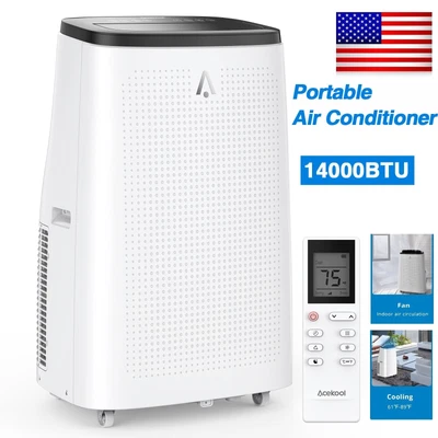 $379.99 • Buy Portable Air Conditioner 14000 BTU AC Dehumidifier Fan 3-in-1 W/ Remote Control