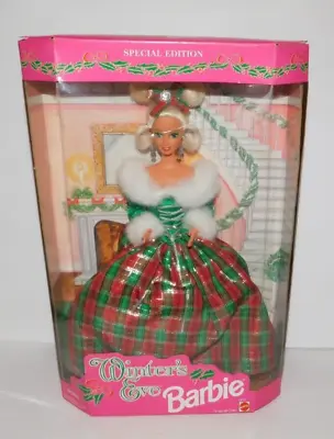Nib 1994 Mattel Winters Eve Barbie Collectible Doll • $14.95