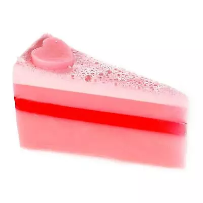 Scented Soap Bar Raspberry Cake Slice Luxury Handcrafted Gift Bomb Cosmetics • £7.49