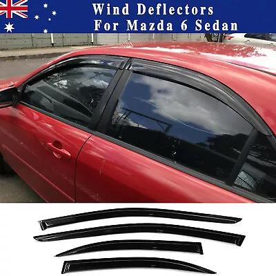 Weathershields Weather Shields Window Visors For Mazda 6 GG Sedan 02-07 • $39.99