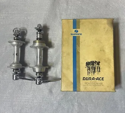 Vintage Shimano Dura-Ace Hubset 36 Holes Quick Release 120mm Rear (Track) • $245