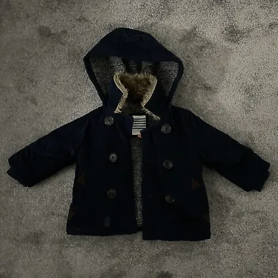 £10 • Buy John Lewis Baby 9-12 Months Boys Parka Winter Coat With Soft Lined Hood. New