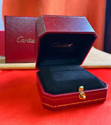 $95 • Buy Cartier 100% Authentic Ring Box — With Outer Box, Sleeve And Gift Bag