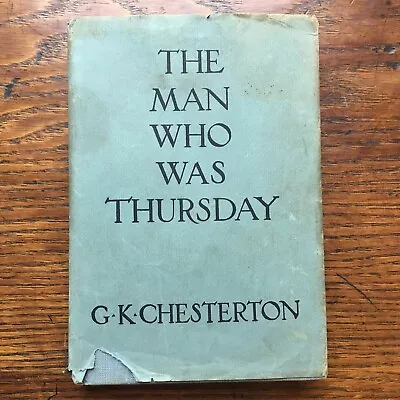 The Man Who Was Thursday -G.K. Chesterton - HC/DJ - 1935 - Vintage - Good • $35