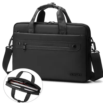 £20.99 • Buy Men Laptop Briefcase Messenger Shoulder Bag Zip Work Travel Document Handbag 