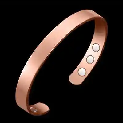 £8.99 • Buy ROSE  GOLD  Magnetic Copper Bangle |bracelet (helps With Arthritis) PAIN RELIEF