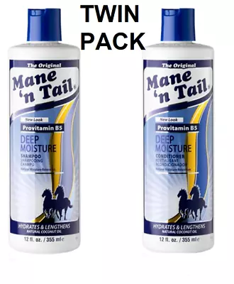 Mane N Tail Deep Moisturizing Shampoo And Conditioner 12oz TWIN PACK • £13.79