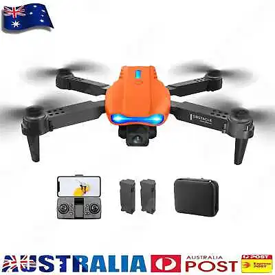 $34.79 • Buy Aeroplane USB Charging FPV Drones For Boys Girls (Orange 2Battery 2 Camera) *