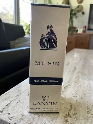 Vintage MY SIN Natural Spray EAU DE LANVIN Parfums 2.5 Ozs Sealed Box New • $75