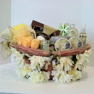 Gift Basket Mother's Day Gift Basket Spa Gift Basket Valentine's Gift Basket • $80.95