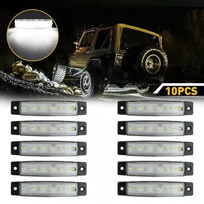 10*White LED For JEEP Lights Rock Offroad UTV SUV Bed Truck Under Body Fog Light • $13.19