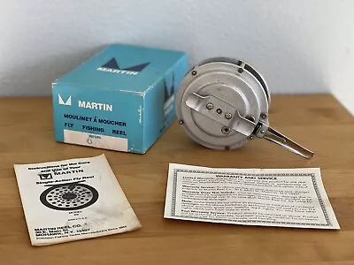 Vintage Martin Fly Fishing Reel Auto No. 3 With Line Martin Co. Mohawk NY • $35