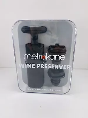 Metrokane Wine Preserver - Vacuum Pump With 2 Stoppers  • $14.90