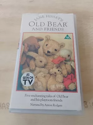 Jane Hissey's Old Bear And Friends - 5 Stories Narr By Anton Rodgers (VHS 1993) • £0.99