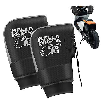 Motorcycle Handlebar Muffs Motorbike Handle Grip Gloves Waterproof Winter Mitts • $23.17