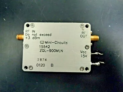 Mini Circuits ZQL-900MLN Low Noise Amplifier 824 To 849 MHz • $42.99