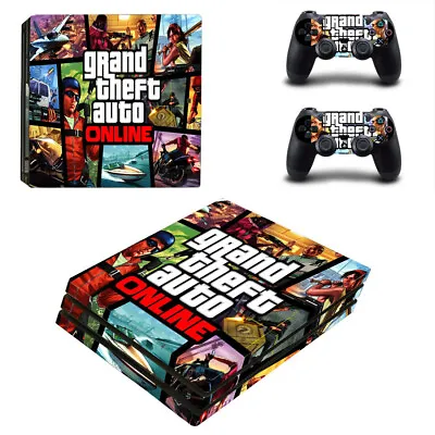 $21.77 • Buy 100% NEW - GTA Grand Theft Auto Sticker For PS4 Pro Vinyl Decal Cover Skin