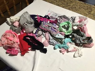 $15 • Buy Huge Baby Girl -toddler 42 Head Band Lot!