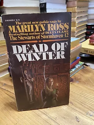 Marilyn Ross - Dead Of Winter - Popular Library Gothic PB - 1978 Vintage Horror • $12