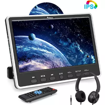 12  IPS Screen Slot-in Car Headrest DVD Player HDMI AV-IN USB Memory+Headphone • $116.27