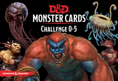 $48.99 • Buy RPG - Dungeons And Dragons - Spellbook Cards Monster Challenge Deck 0-5 NEW!