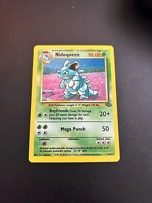 Pokemon TCG Nidoqueen Jungle 7/64 Holo Rare Unlimited WOTC • $14.49