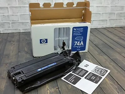 £33.69 • Buy NEW SEALED - HP Performance LaserJet Print Cartridge 4L 4P Series 74A 92274A **