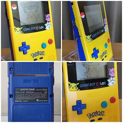 Game Boy Color Pokémon Pikachu Edition GBC Colour Pokemon - MINT Condition • £79.99