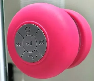 Waterproof Shower Speaker Bluetooth Mini Portable Stereo Speaker- PINK • $6.97