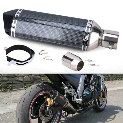 38-51mm Universal Motorcycle ATV Slip-on Exhaust Muffler Pipe DB Killer Silencer • $46.01