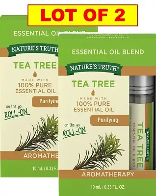 Lot Of 2 - Nature's Truth Tea Tree Roll-On 0.34 Fl. Oz • $10